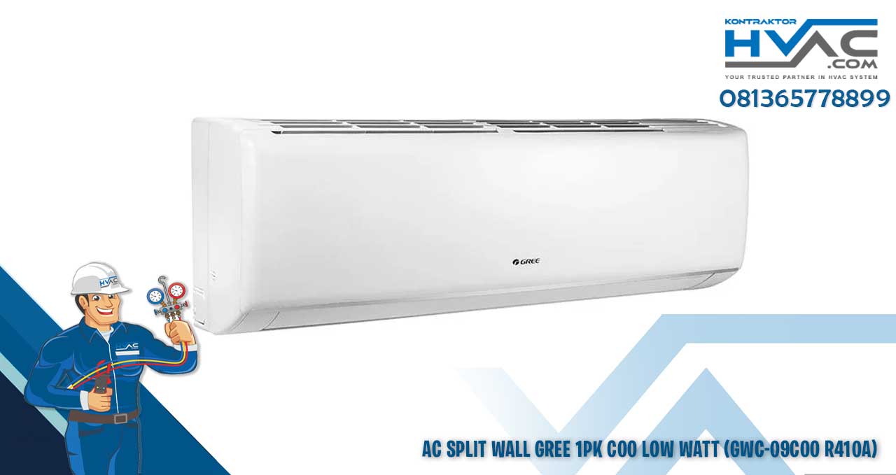 Ac Air Conditioner Split Wall Gree 1PK COO Low Watt (GWC-09COO R410A)