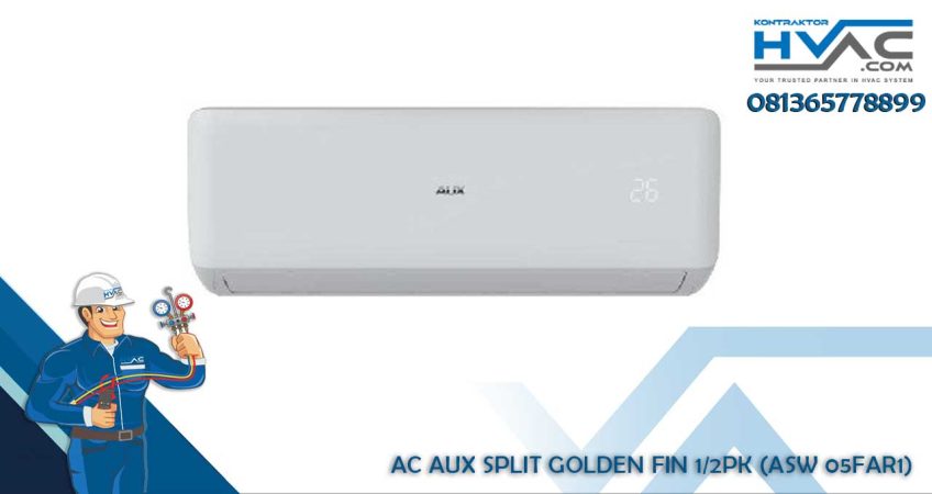 AC AIR CONDITIONER AUX SPLIT GOLDEN FIN 1/2PK (ASW 05FAR1)