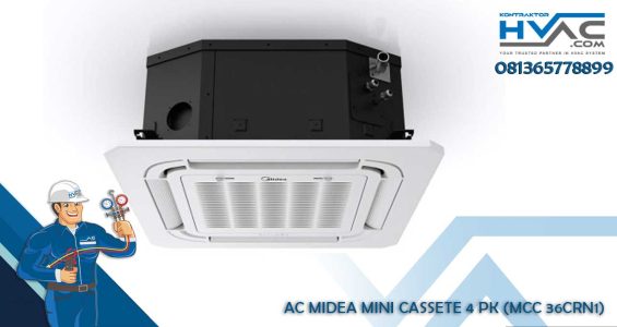 AC MIDEA MINI CASSETE 4 PK (MCC 36CRN1)