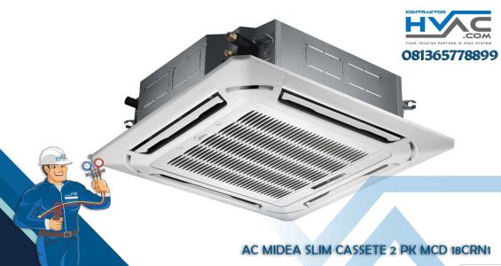 AC MIDEA SLIM CASSETE 2 PK MCD 18CRN1