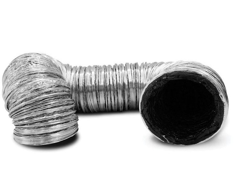 Gulungan flexible duct berbahan aluminium