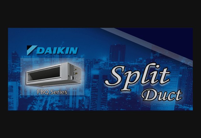 Materi Daikin untuk unit split duct seri FBQ